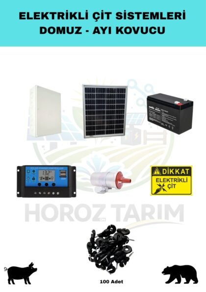 Elektrikli Çit Sistemleri DOMUZ - AYI Kovucu Seti 2
