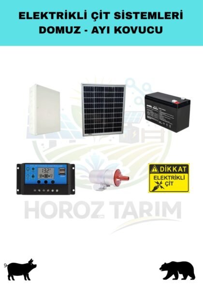 Elektrikli Çit Sistemleri DOMUZ - AYI Kovucu Seti 4