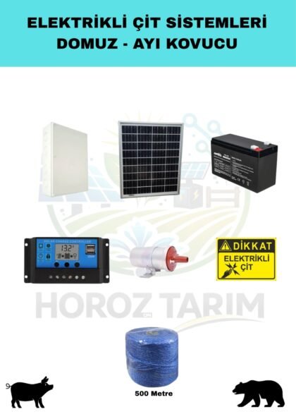 Elektrikli Çit Sistemleri DOMUZ - AYI Kovucu Seti 3